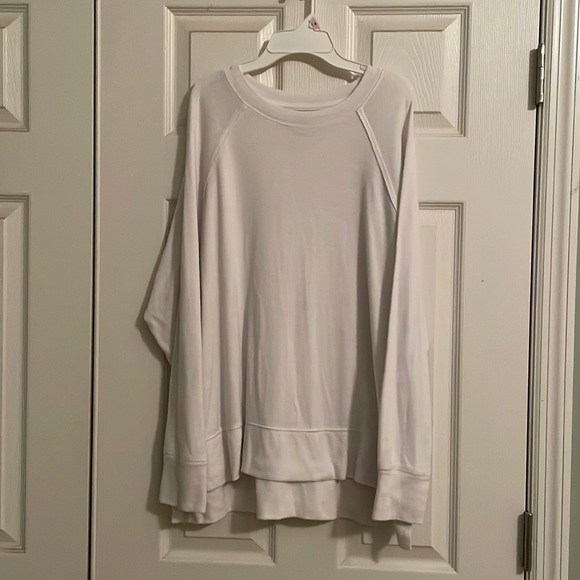 Aerie small oversized off white long sleeve tunic - Picture 1 of 1